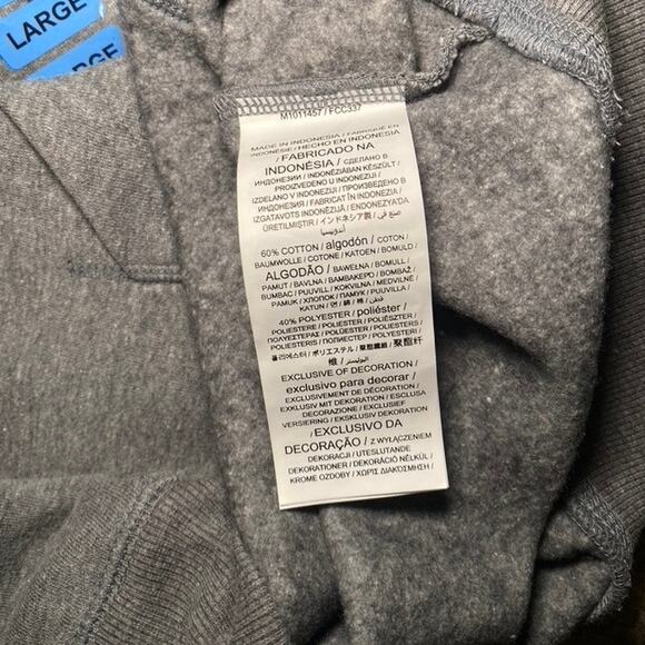 NFL -  Patriots Gray Hooded Sweatshirt - NWT - Men's Large - Picture 12 of 12